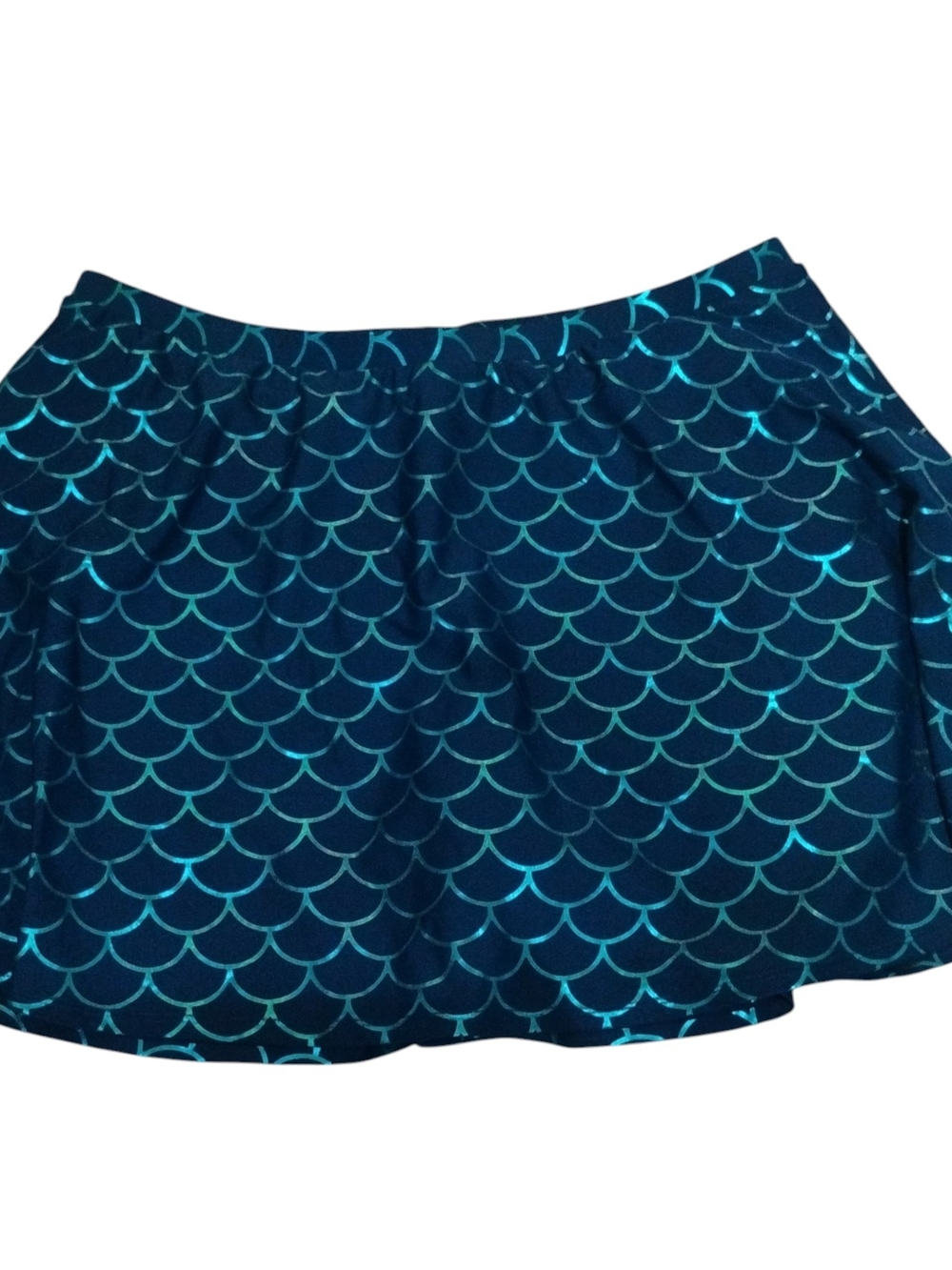 torrid Teal Mermaid Scale Circle Skirt Size 2